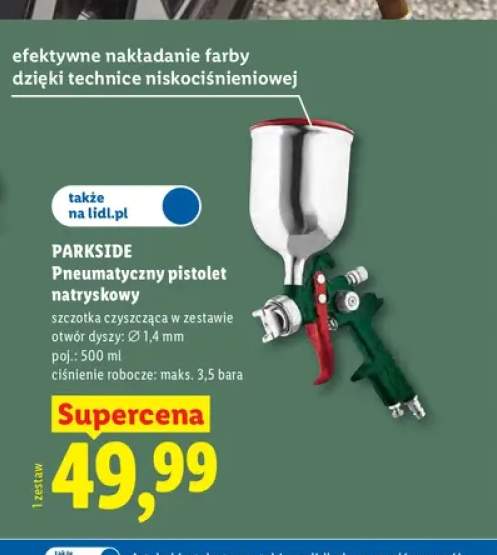Pneumatyczny pistolet natryskowy PARKSIDE