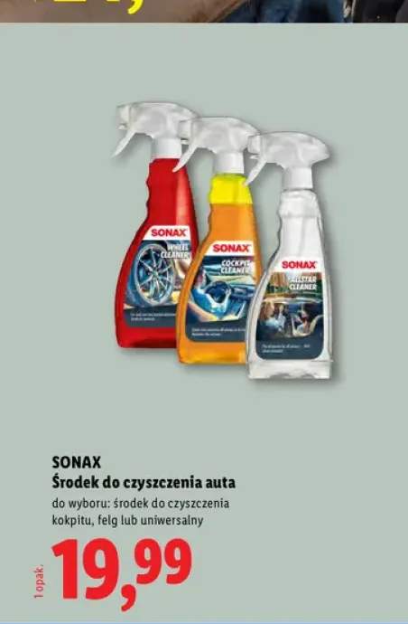 Środek do czyszczenia felg Sonax +2 warianty