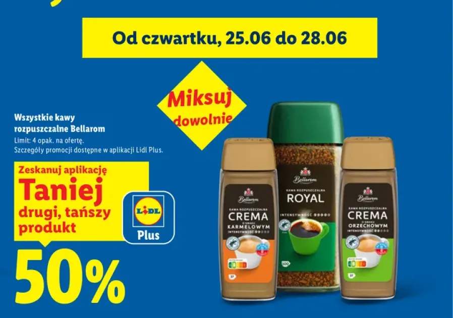 Kawa rozpuszczalna Bellarom +3 warianty