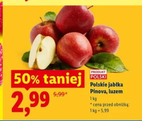Jabłka Pinova polskie luzem