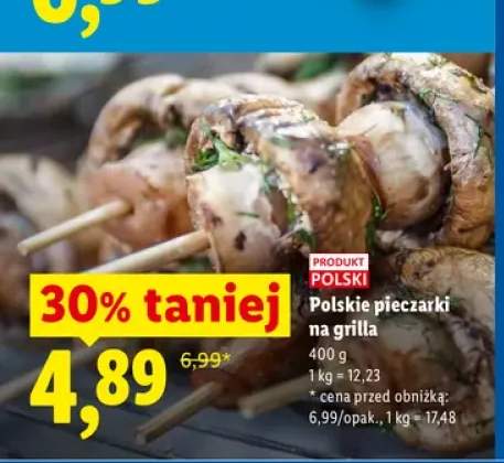 Pieczarki na grilla polskie