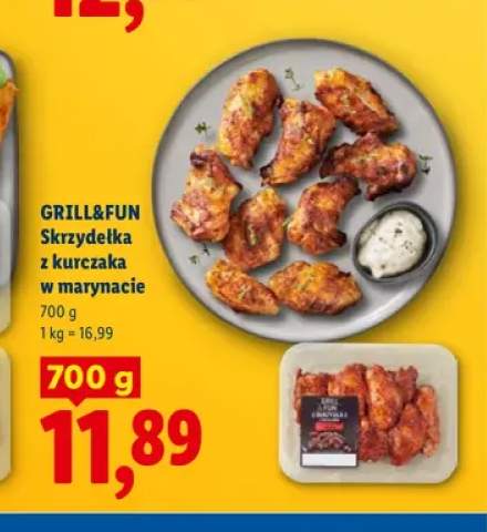 Skrzydełka z kurczaka w marynacie Grill&Fun