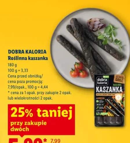 Roślinna kaszanka Dobra Kaloria