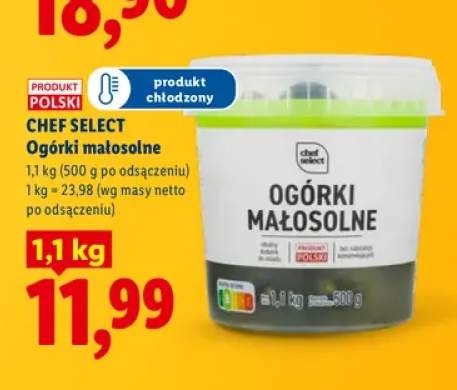 Ogórki małosolne Chef Select
