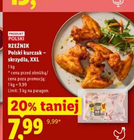 Polski kurczak skrzydła XXL Rzeźnik