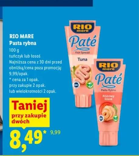 Pasta rybna z tuńczyka Rio Mare Paté +1 wariant