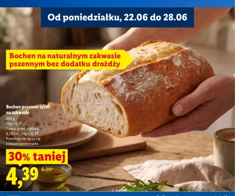 Chleb bochen pszenno-żytni na zakwasie