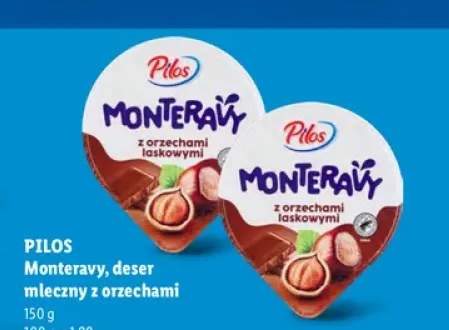 Deser mleczny z orzechami Monteravy Pilos