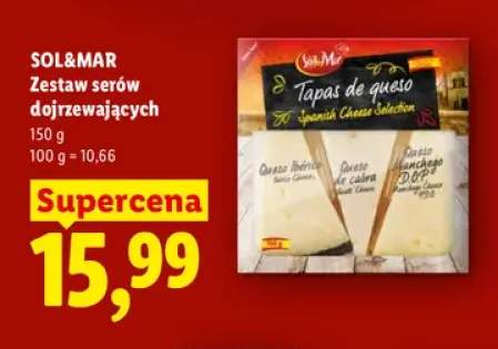 Zestaw serów dojrzewających Sol & Mar