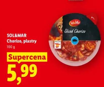 Kiełbasa Chorizo w plastrach Sol&Mar