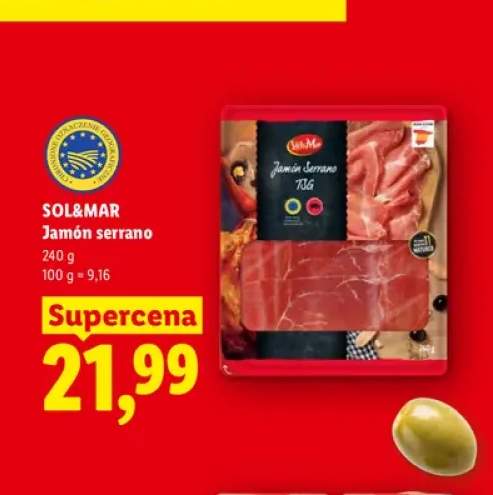 Szynka Jamón serrano Sol&Mar