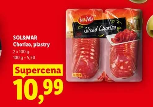 Kiełbasa Chorizo w plastrach Sol&Mar 2-pak