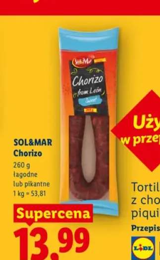 Kiełbasa Chorizo łagodne Sol&Mar +1 wariant
