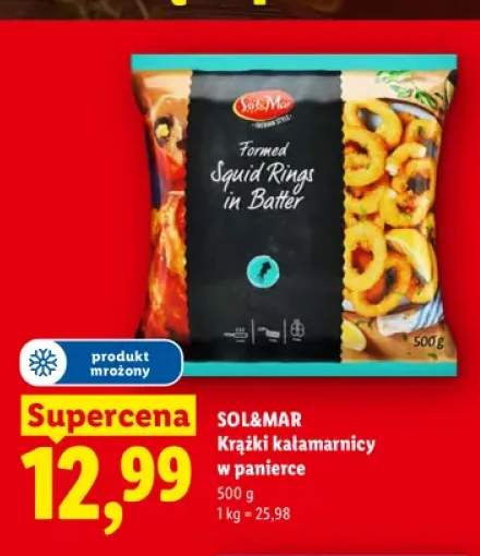 Krążki kałamarnicy w panierce Sol&Mar