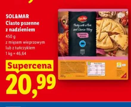 Ciasto pszenne z nadzieniem z mięsem wieprzowym Sol&Mar +1 wariant