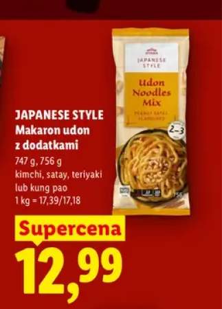 Makaron udon z dodatkami Japanese Style Kimchi +3 warianty