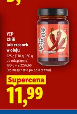 Chili w oleju Yip +1 wariant