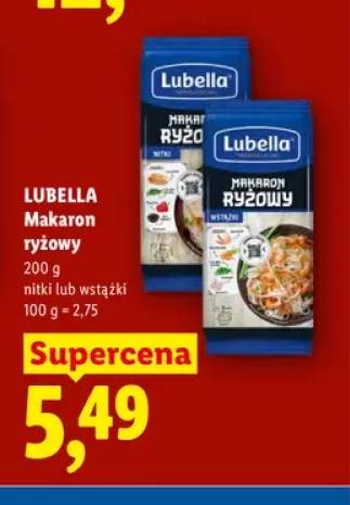 Makaron ryżowy Lubella Wstążki +1 wariant