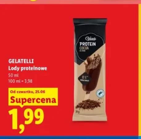 Lody proteinowe Gelatelli