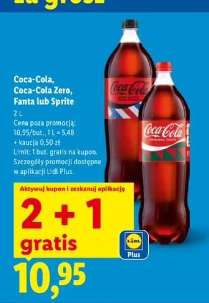 Napój gazowany Coca-Cola Zero +3 warianty