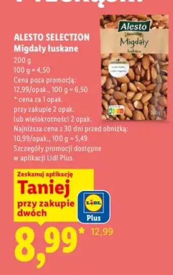 Migdały łuskane Alesto Selection