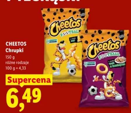 Chrupki Cheetos Football o smaku sera +1 wariant