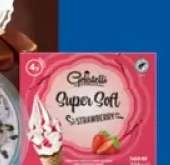 Lody Super Soft Strawberry Gelatelli 4-pak