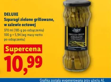 Szparagi zielone grillowane w zalewie octowej Deluxe