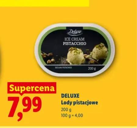 Lody pistacjowe Deluxe