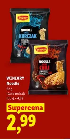 Noodle smak Kurczak Winiary +1 wariant