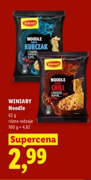 Noodle smak Kurczak Winiary +1 wariant