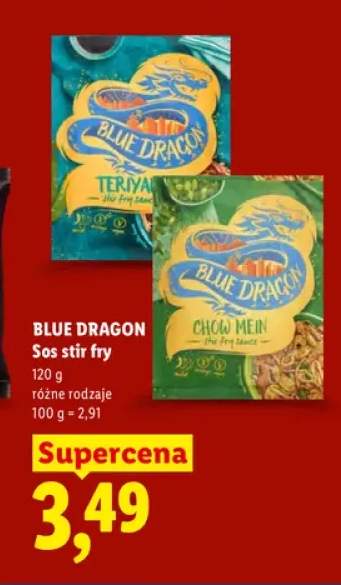 Sos stir fry Teriyaki Blue Dragon +1 wariant