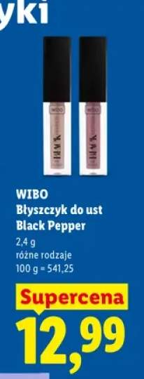 Błyszczyk do ust Black Pepper Wibo