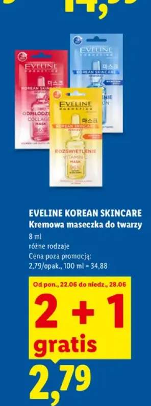 Kremowa maseczka do twarzy Eveline Korean Skincare