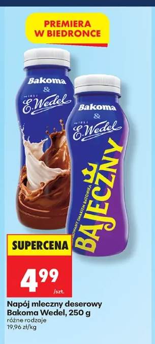 napój mleczny