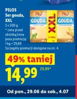 Ser gouda XXL Pilos 2-pak