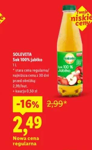 Sok 100% jabłko Solevita