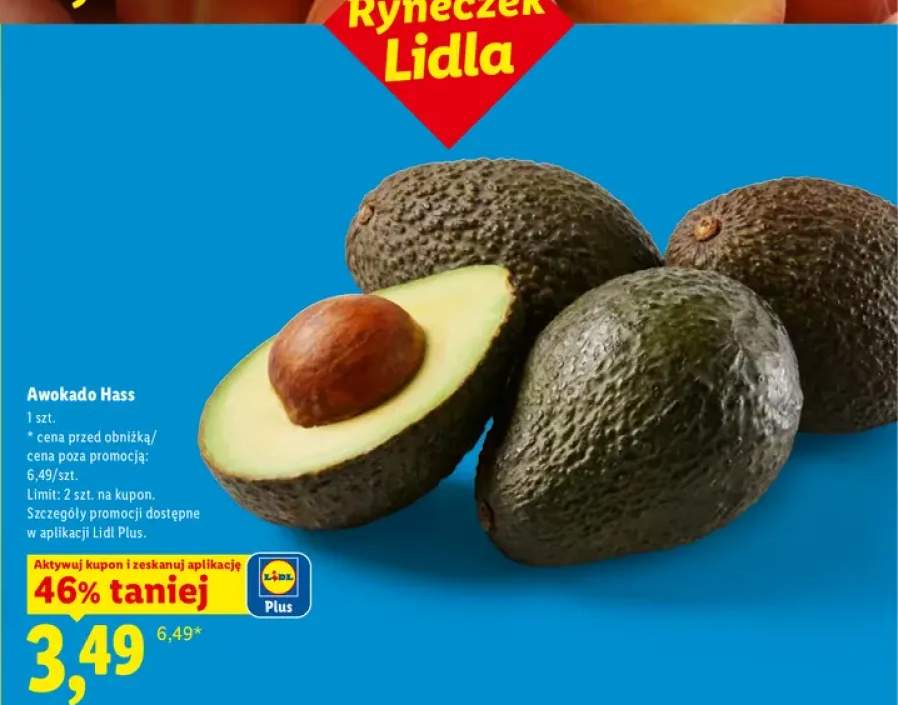 Awokado Hass Ryneczek Lidla