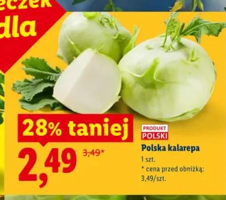 Polska kalarepa Ryneczek Lidla