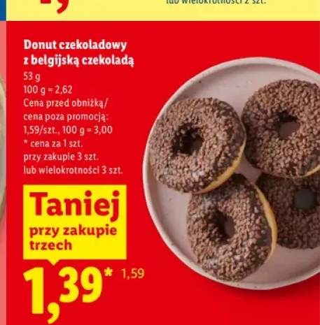 Donut czekoladowy z belgijską czekoladą