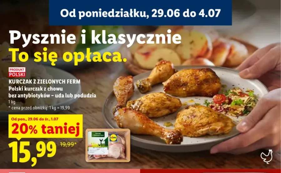 Uda z kurczaka z chowu bez antybiotyków Zielonych Ferm +1 wariant