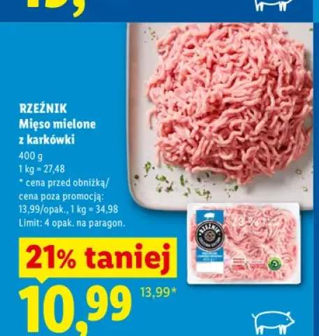 Mięso mielone z karkówki Rzeźnik