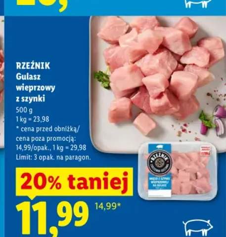 Gulasz wieprzowy z szynki Rzeźnik