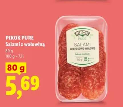 Salami z wołowiną Pikok Pure