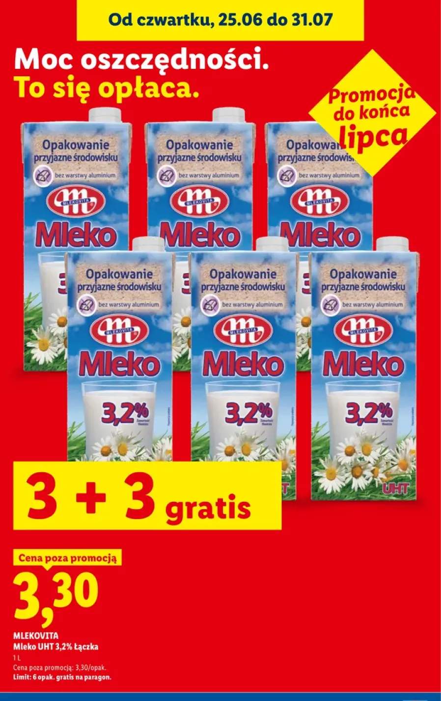 Mleko UHT 3,2% Mlekovita Łączka