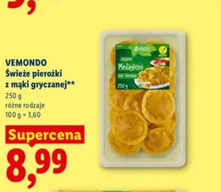 Świeże pierożki z mąki gryczanej VEMONDO