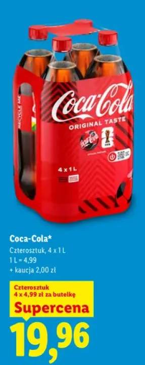 Napój gazowany Coca-Cola Original Taste