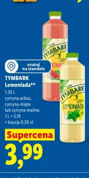 Lemoniada Tymbark cytryna-arbuz +2 warianty