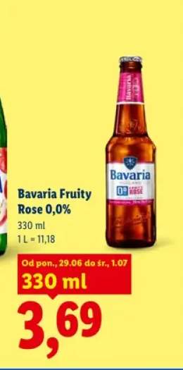 Piwo bezalkoholowe Bavaria Fruity Rose
