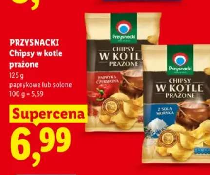Chipsy w kotle prażone paprykowe Przysnacki +1 wariant